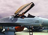 In F16 cockpit - Nellis AFB, Nevada