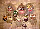 Masks at the mask museum, Sri Lanka