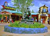 Cartoon town in Island of Adventure, Florida